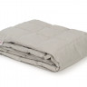 Дорожный плед-одеяло пуховый Travel Plaid Grass grey 140x200