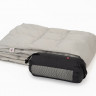 Дорожный плед-одеяло пуховый Travel Plaid Grass grey 140x200