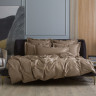 3816050 Постельное белье Caramel Beige Allure Grass Евро простыня на резинке