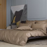3816050 Постельное белье Caramel Beige Allure Grass Евро простыня на резинке