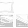 Подушка GRAY FAMILIE DOWN упругая 50x68
