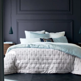 Покрывало ALCOVE metal 270х250, светло-серый, стёганое, хлопок сатин 280 TC