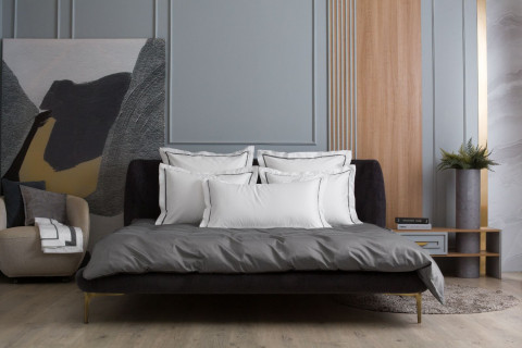 Наволочки с узкой отделкой Alpine Graphite Allure Grass 50х90 (2шт)