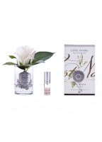 Бутон розы диффузор ROSE BUD blush, светло-розовый, прозрачная ваза, 1 спрей 5 мл