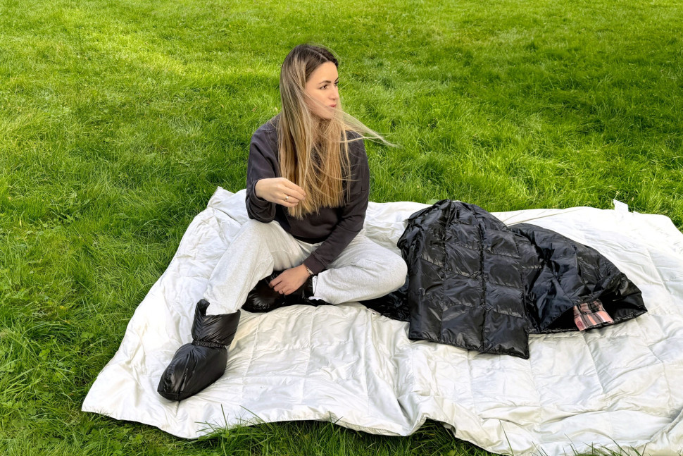 Сапожки-носочки Пуховые Travel Black 36-39   