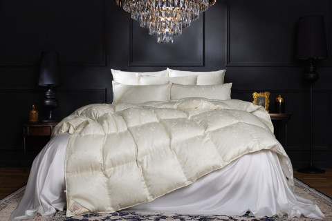 Одеяло из пуха гаги EXCLUSIVE SILK EIDER DOWN всесезонное Light 150x200
