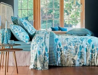 Комплект постельного белья WATER GARDEN bleu BLANC Des Vosges