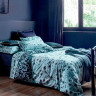 КПБ  FLOREA BLEU CELESTE  Blanc des Vosges  