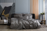 Простыня на резинке Graphite Allure Grass 160х200x40