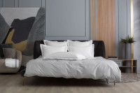 Наволочки с узкой отделкой Alpine Ash Grey Allure Grass 50х90 (2шт)