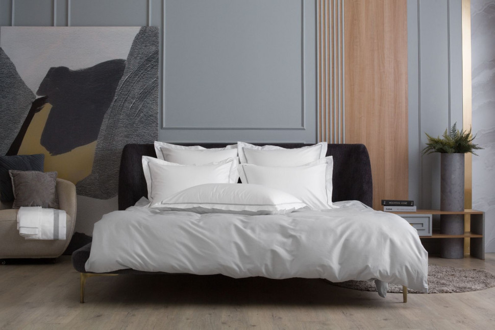 Наволочки с широкой отделкой Alpine Ash Grey Allure Grass 50х90 (2шт)