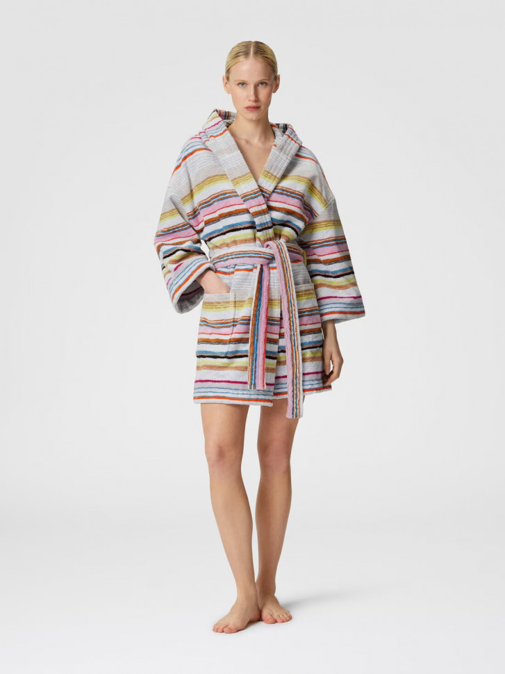 Moonshadow хлопчатобумажный махровый халат  с люрексом Missoni  