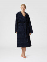  Махровый халат Chalk из хлопка с узором «зигзаг» 86