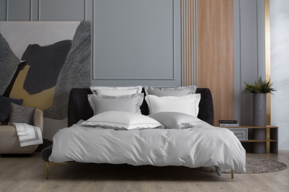 Наволочки с широкой отделкой Alpine Ash Grey Allure Grass 50х70 (2шт)