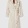  Махровый халат Chalk из хлопка с узором «зигзаг» 21