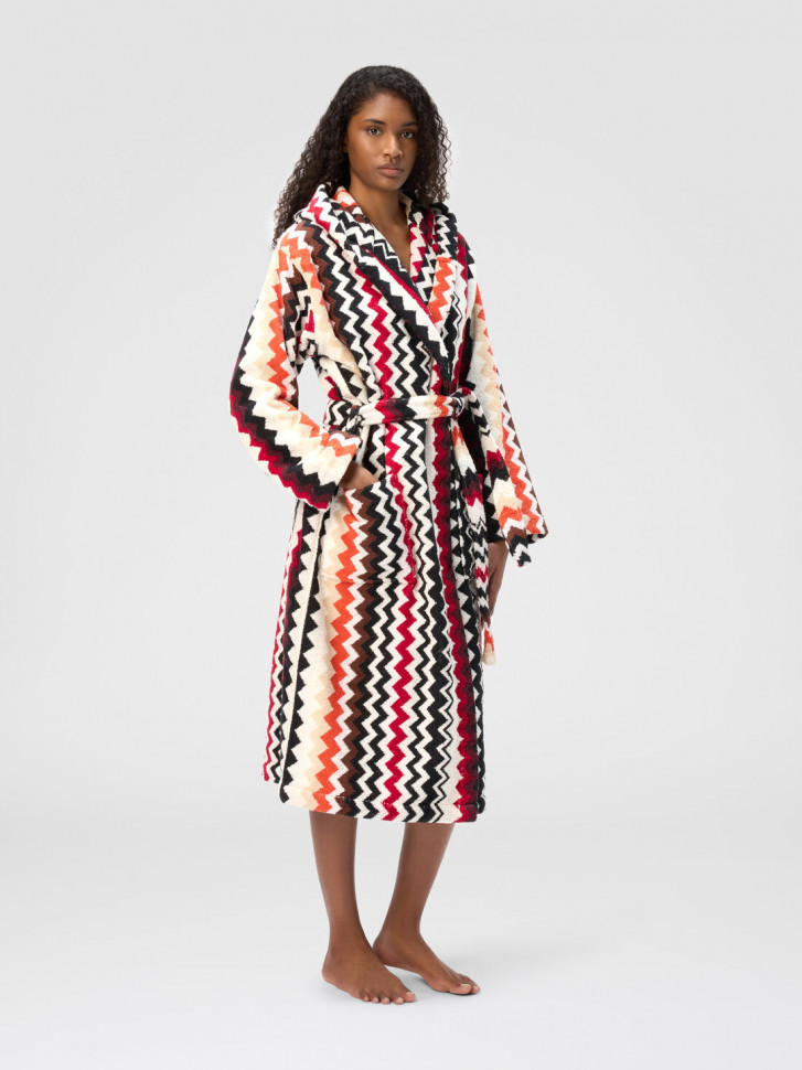  Best махровый халат из хлопка с капюшоном 165 Missoni  