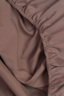 Простыня на резинке NOBLE TRADITIONS JERSEY TAUPE GRASS 160x200x40
