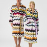 Murrina махровый халат из хлопка с капюшоном 100 Missoni    