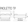 Кровать Altrenotti Paoletto TP
