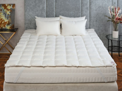 Наматрасник пуховый DOUBLE COMFORT GRASS кассетный 90х200