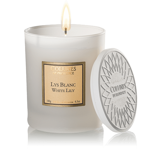 Ароматическая свеча Цветочный аромат White Lily 
