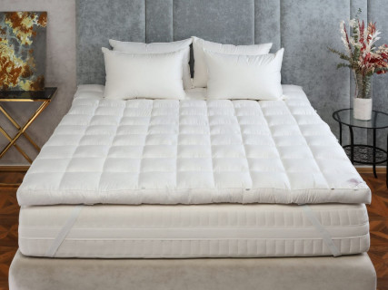 Перина полупуховая DOUBLE COMFORT GRASS 200x200 с бортиком 10 см