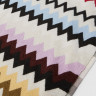 Коврик для ванной Murrina из 100% хлопка с узором «зигзаг», 90x60 см  Missoni  