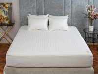 Наматрасник MATTRESS COTTON DRYSOFT GRASS непромокаемый с юбкой 200x200х40