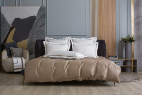 Наволочки с узкой отделкой Alpine Caramel Beige Allure Grass (2 шт)