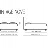 Кровать Altrenotti Vintage Nove