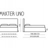 Кровать Altrenotti Maxter Uno