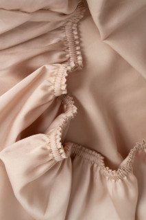 Простыня на резинке NOBLE TRADITIONS GLACE BEIGE GRASS 90x200x40