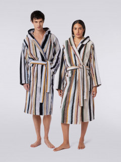  Curt халат из махрового хлопка с зигзагообразным рисунком 160 Missoni  
