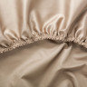 Постельное белье Caramel Beige Allure Grass Полуторный простыня на резинке