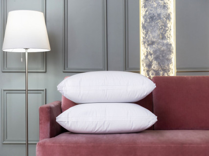 Подушка WHITE FAMILIE DOWN средняя с бортиком 50x68