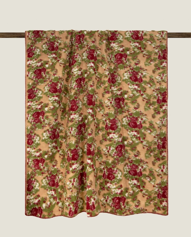 Плед Frati SWEET ROSES BORDEAUX 150x190