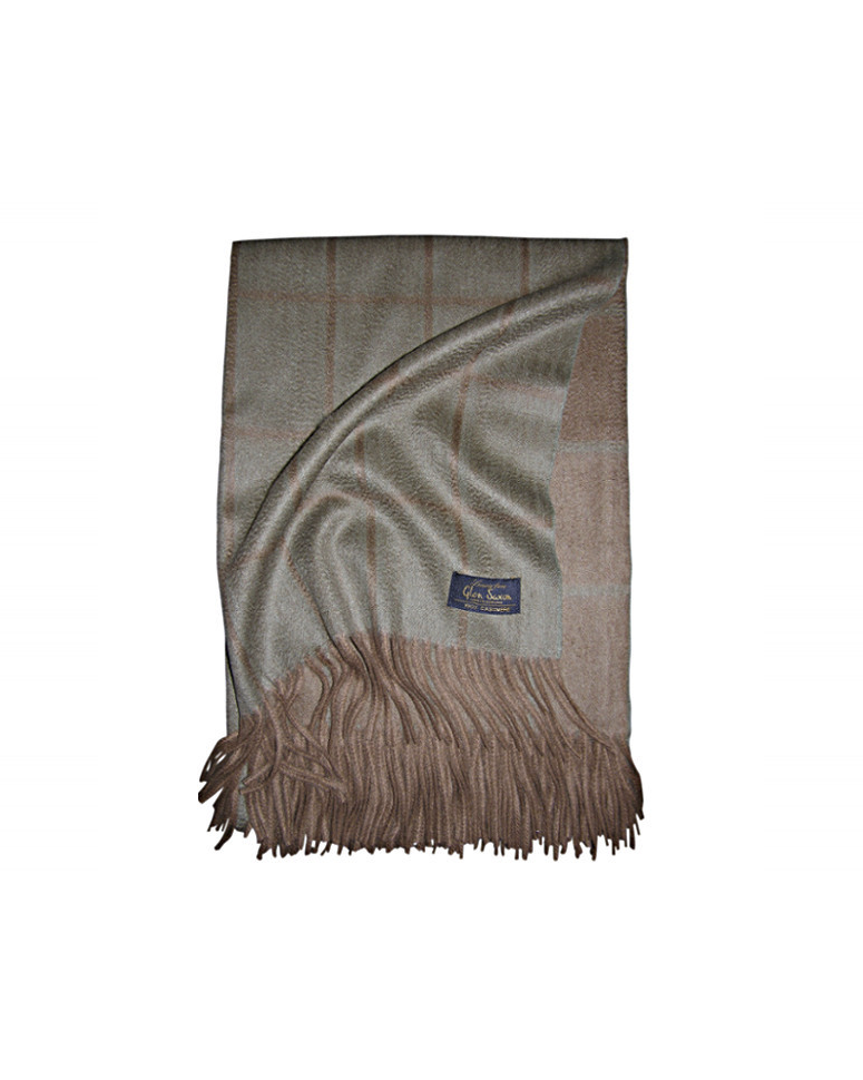 Плед Glen Saxon Garda Camel-Olive