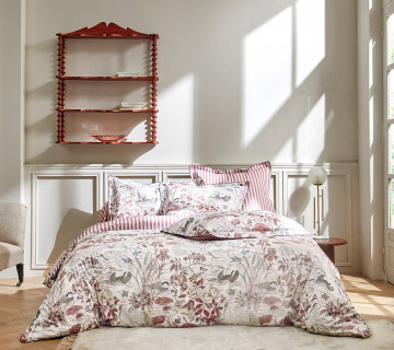 Комплект постельного белья WATER GARDEN rose BLANC Des Vosges