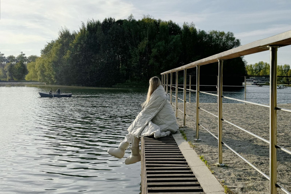 Сапожки-носочки пуховые Comfort Socks Travel Grass Grey 40-45 р.