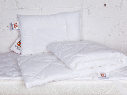 Набор BABY 95°C GRASS всесезонное - подушка40х60/одеяло100х135/наматрасник 60х120