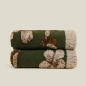 Плед Frati MAGNOLIA GREEN 150x190, шерсть 80% полиэстер 20%, 900г