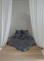 Простыня на резинке Grey Brilliant Grass 200х200х40